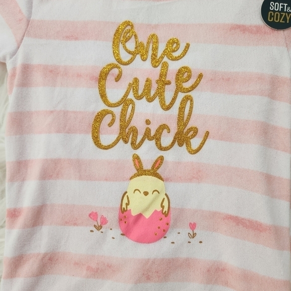 PJ Essentials Soft Girls pajama set. Size 4T. New. - Picture 3 of 5